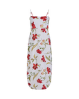Curved Hem Midi Dress