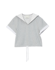 French Terry Sailor Top