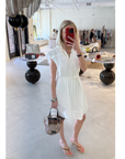 Patchwork Sleeveless Dress
