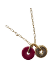 Two Donut Necklace