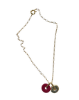 Two Donut Necklace