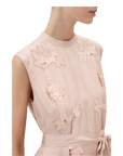 Ribbon Trim Sheath Dress