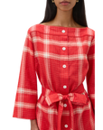 Vintage Check Tunic Dress