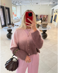 Jolie Cropped Ombré Cardigan