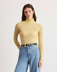 Kayden Pointelle Turtleneck