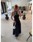Dillon Applique Halter Gown
