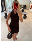 Cowl Tank Mini Dress