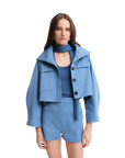 Funnel Neck Swing Jacket