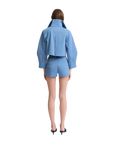 Funnel Neck Swing Jacket