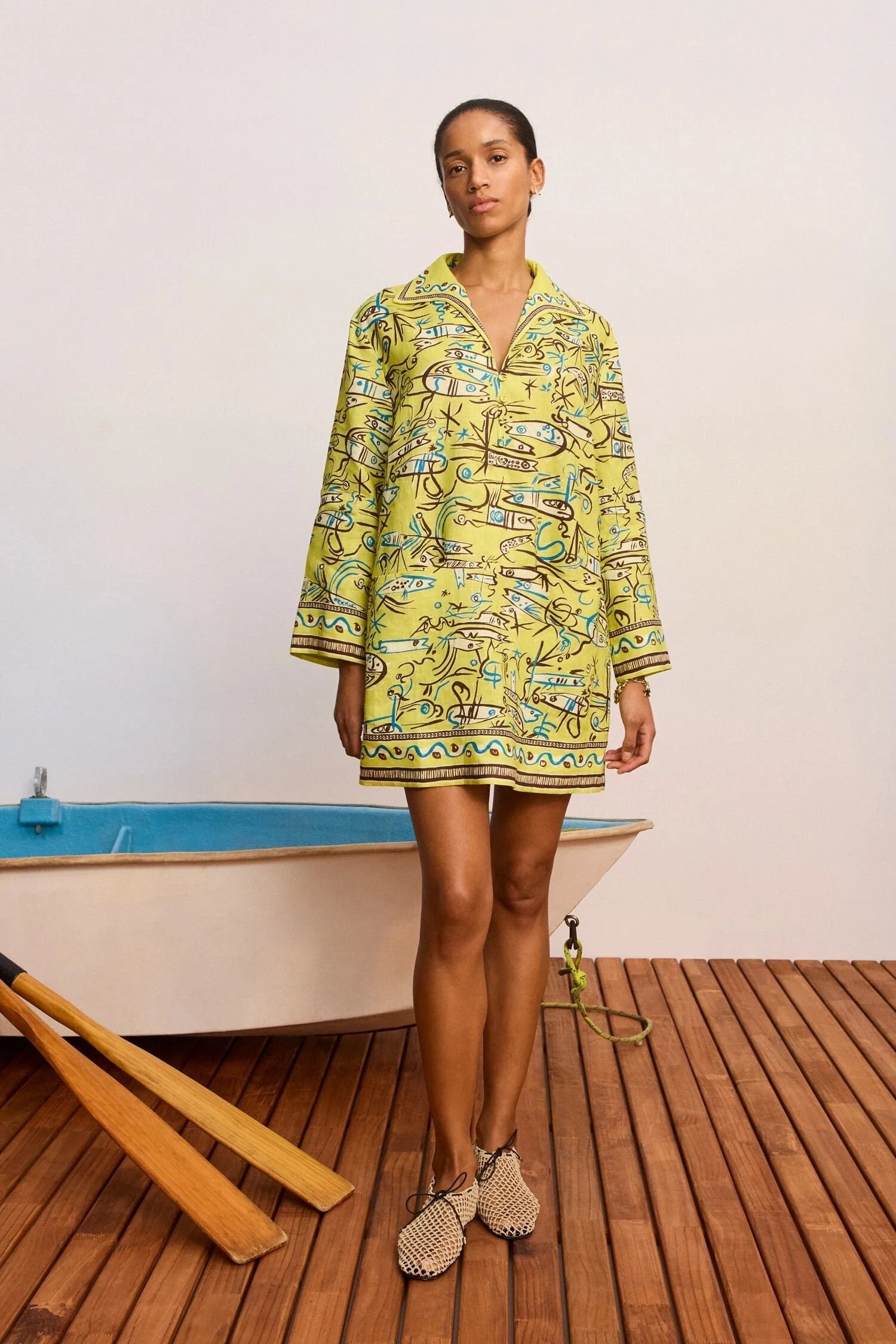 alemais long sleeve mini dress Franca Long Sleeve Mini Dress