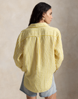 Oversized Stripe Linen Shirt