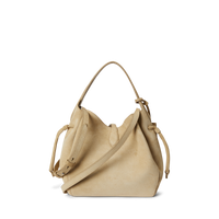 Polo Play Suede Drawstring Bag