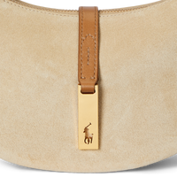 Suede/Leather Mini Shoulder Bag