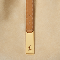 Suede/Leather Medium Shoulder Bag