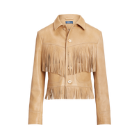 Fringe Leather Jacket- WW