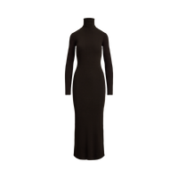 Ribbed Turtleneck Dress