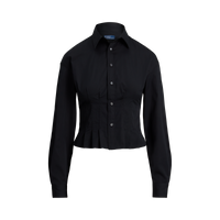 Long Sleeve Collared Blouse