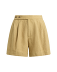 Pleated Linen Short