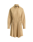 Drawcord Shirtdress