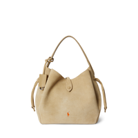 Polo Play Suede Drawstring Bag