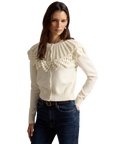 Lace Yoke Cardigan