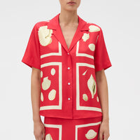 Graphic Shell Camp Shirt