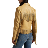 Fringe Leather Jacket- WW