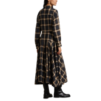 Plaid Paneled Shirtdress- WW