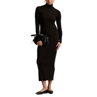 Ribbed Turtleneck Dress