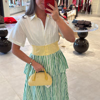 Dome Calf Hair Clutch