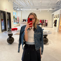 Double Waistband Mini Skirt