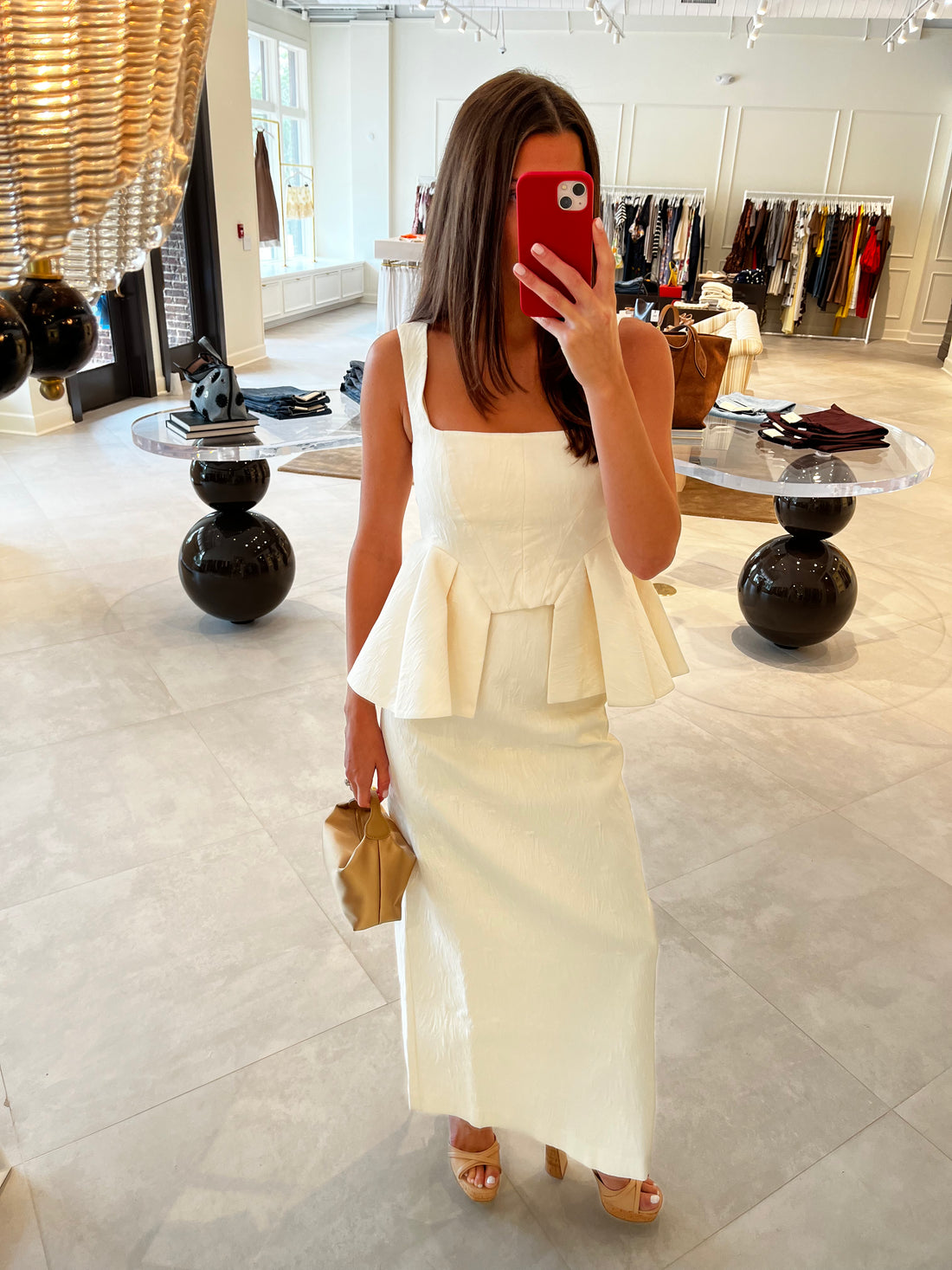 Morgan Jacquard Skirt