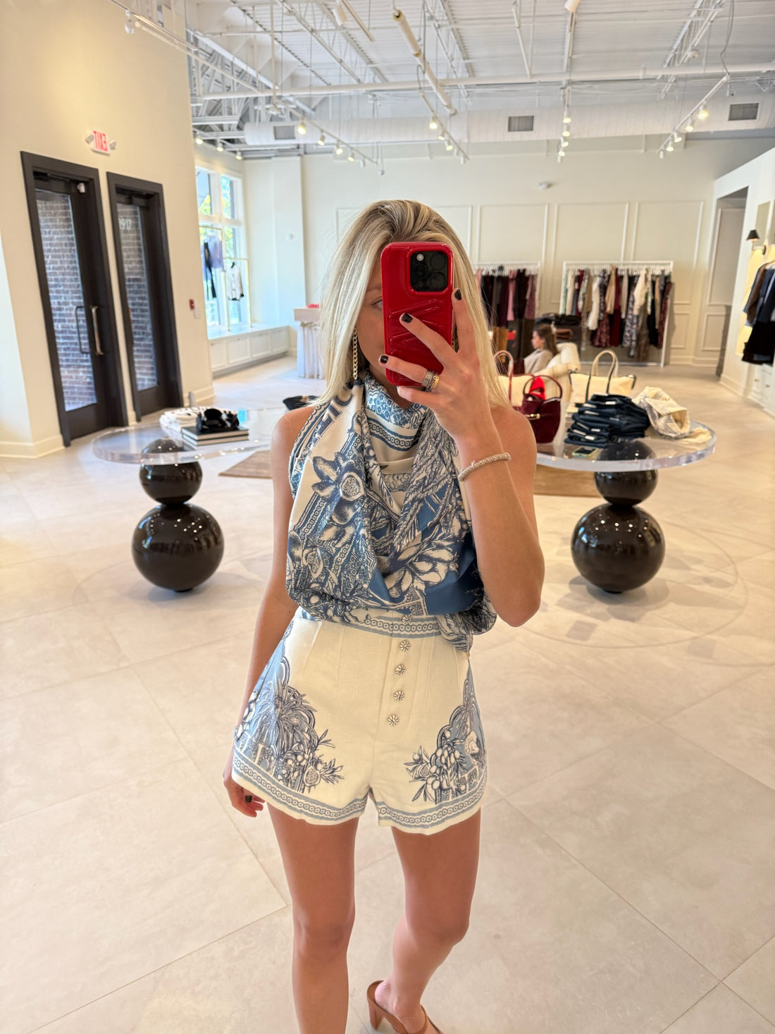 Villa Romantica Silk Scarf
