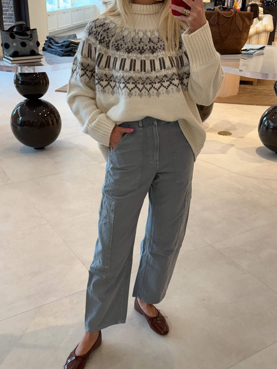 Scottie Fair Isle Mockneck