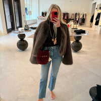 Marlo Lace-like Mockneck