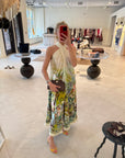 Jungle Boogie Silk Halter Dress