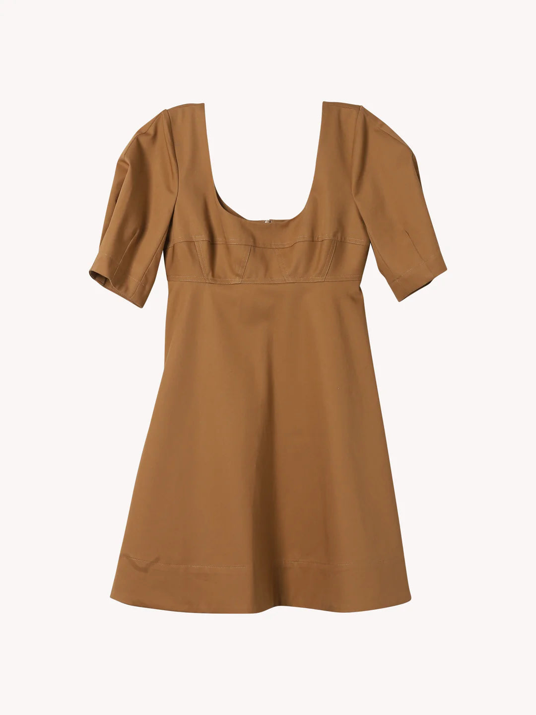 Bustier Puff Sleeve Mini Dress