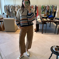 Marcelle Low Slung Cargo Corduroy Pant