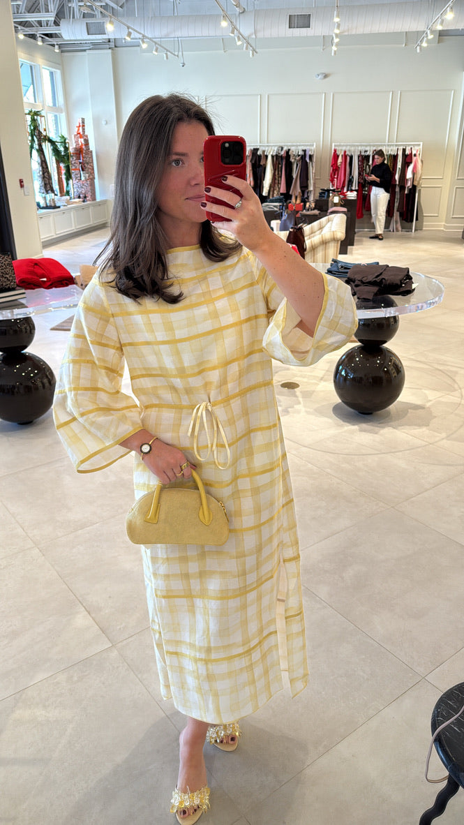 Ribbon Caftan Dress