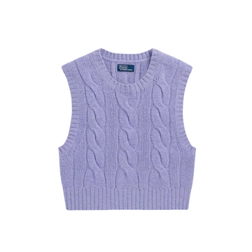 Cable Wool Sweater Vest