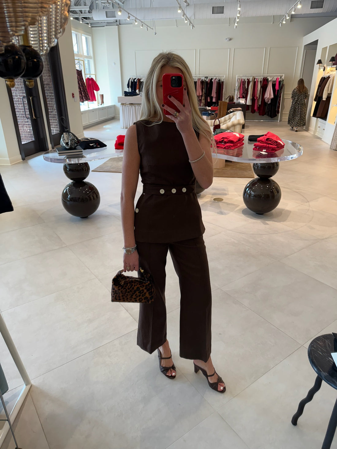 Kick Flare Cropped Pant