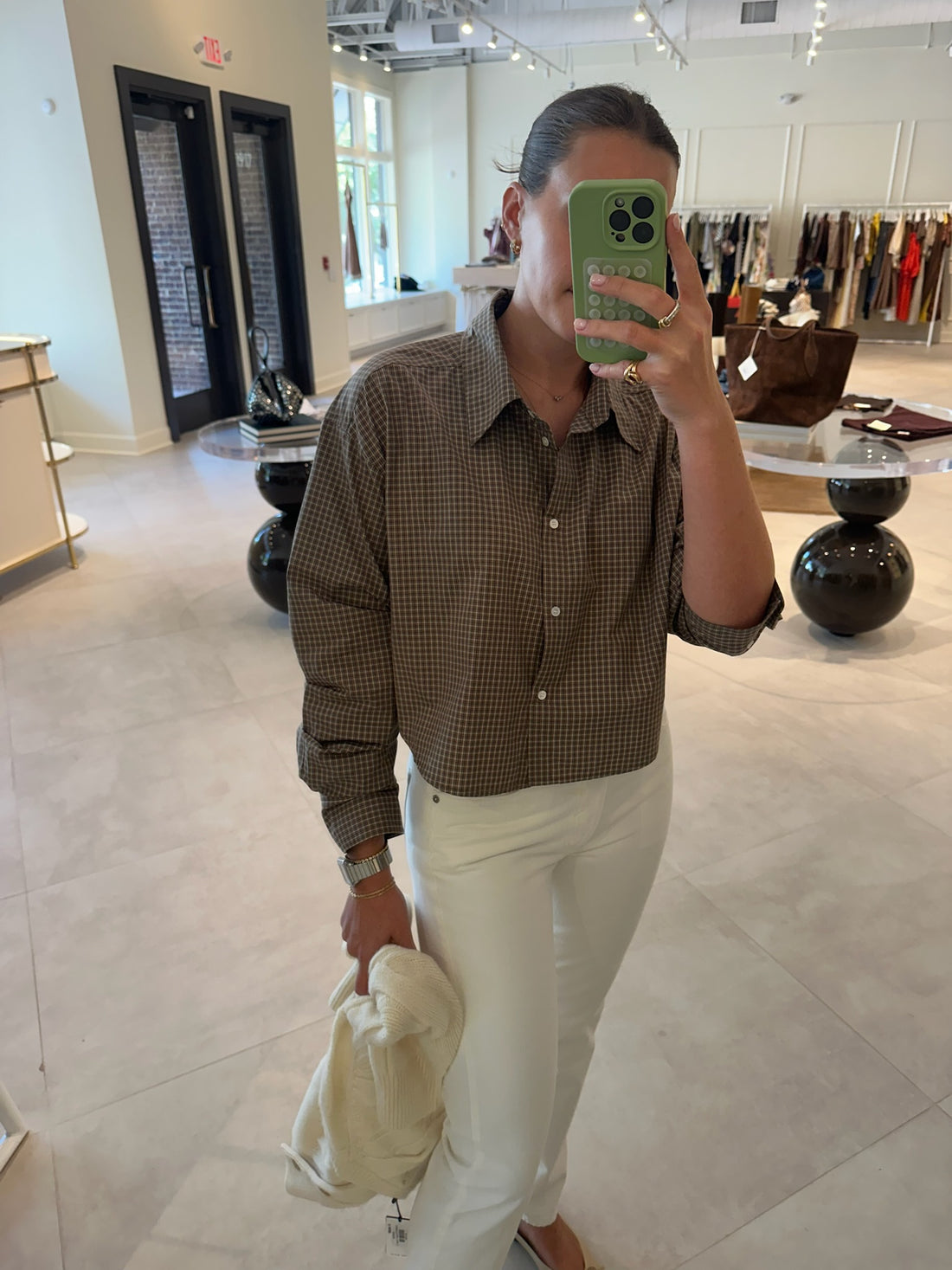 Ana Cropped Shirt