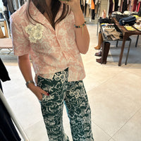 Garden Toile Silk Pant