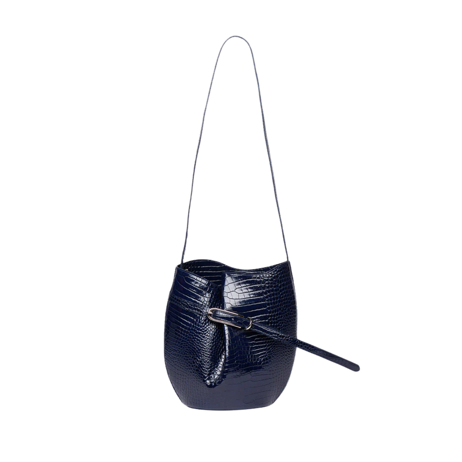 Belted Bucket Bag