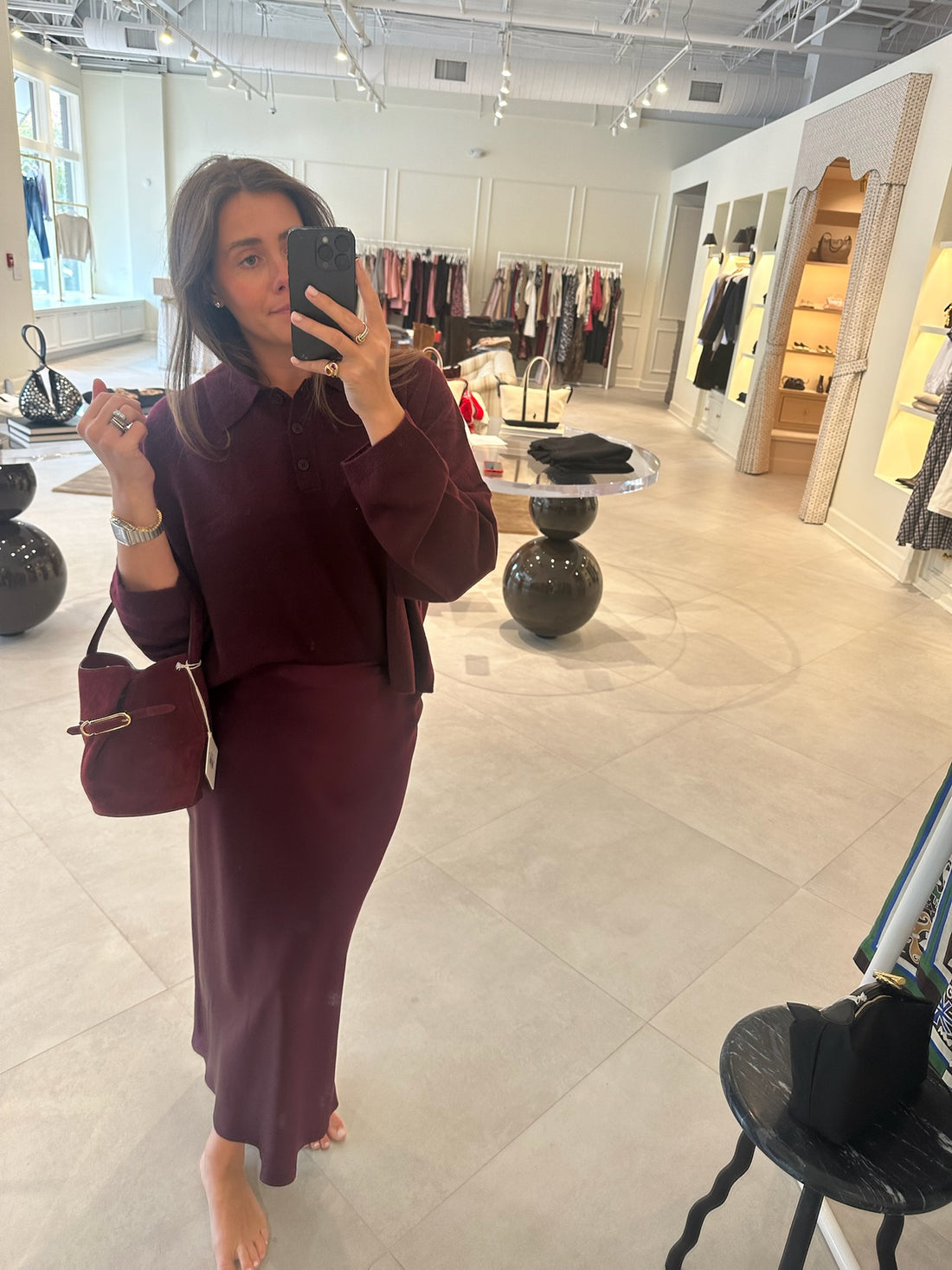 Miranda Scallop Trim Skirt