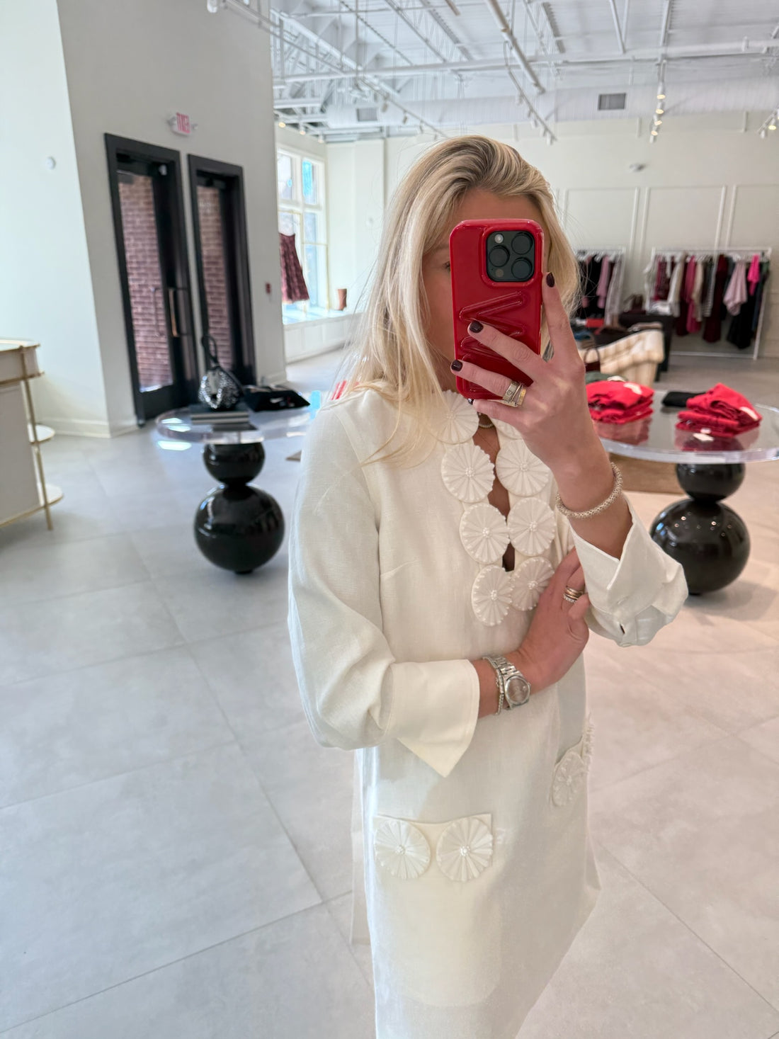 Embellished Short Tunic Dress