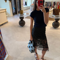 Organza Midi Skirt