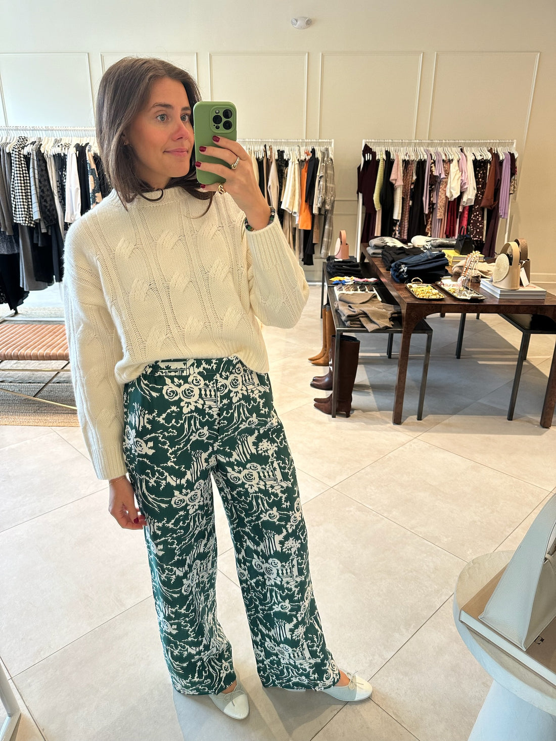 Garden Toile Silk Pant