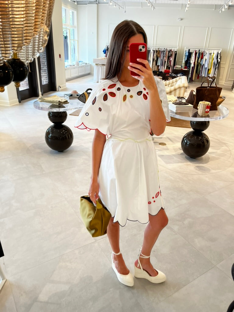 Scalloped Buttercup Dress