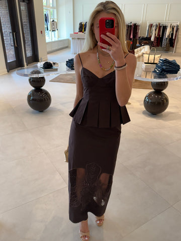 Iris Pleat Top